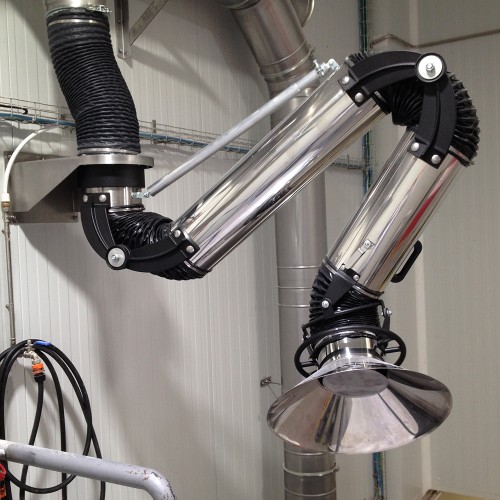 Brazos articulados INOX para industria