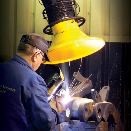 Brazos articulados para aspiracion industrial