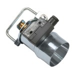 Toma con tapa y microswitch para soldar modelo KLVM