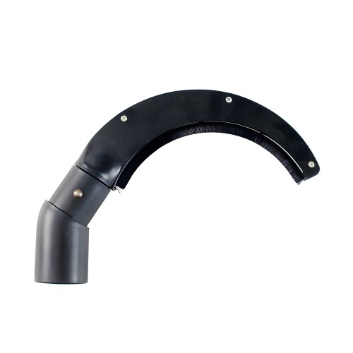 Cepillo para conductos en forma de hoz